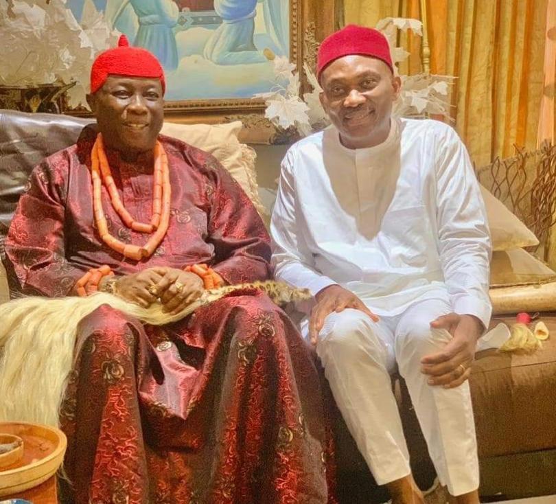Elumelu Salutes Asagba Azinge on Second Anniversary, Praises Development Drive